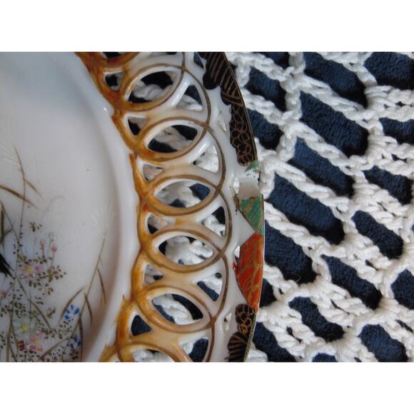 Vintage Japanese Water Birds 10 PC. Tea Set - Picture 7 of 16